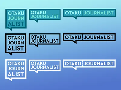 Otaku Journalist Logo branding graphic design logo