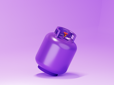 Liquefied Petroleum Gas 3d graphic design