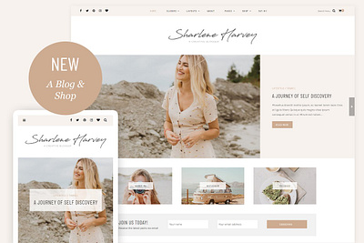 Sharlene - A Personal Blog Theme back backup backupgraphic beauty branding chand customizer design elegant fashion feminine food illustration minimal pink responsive shop simple travel white