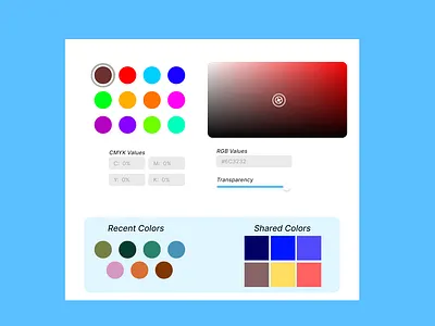 Daily UI 060 - Color Picker color picker dailyui dailyuichallenge design framer ui ux