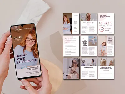 Workbook | Lifestyle | Personal Development bookdesign booklayout coaching ebook flipbook minicource mockup onlinecourse workbook workbookdesign