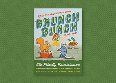 Brunch Bunch design illustration kids poster