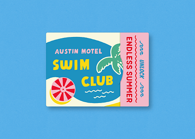 Pool Pass branding design illustration illustrator lettering typography vector