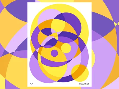 Colors Poster 001/100 art colors illustration nft poster