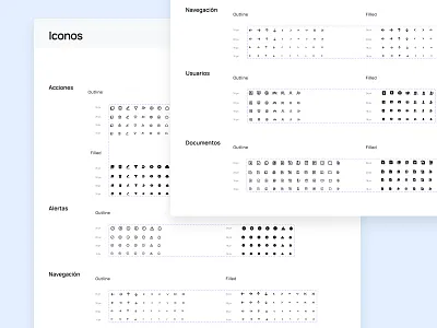 Iconos iconos sistema de diseño iconos ui icons design system icons ui