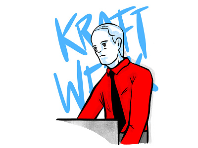 Kraftwerk_Florian Schneider illustration