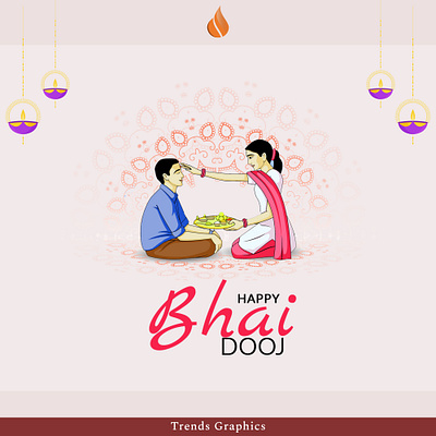 Bhai Dooj Post | Social Media Post Design | festival post graphic design photoshop social media post trends graphics