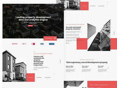 PointData | UI/UX Landing page Pt.1 agency branding design graphic design logo ui ux web design