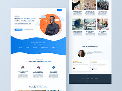 EduTech Landing Page color course dashboard design edutech home landing page minimalist simple training ui ui ux ui design uidesign uiux user experience user interface