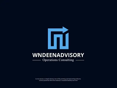 WNDEENADVISORY Consulting Business logo (client work) accounting logo awesome logo business logo company logo consulting logo corporate creative logo credit repair logo financial logo minimalist logo modern logo symbol logo w letter logo