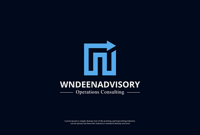 WNDEENADVISORY Consulting Business logo (client work) accounting logo awesome logo business logo company logo consulting logo corporate creative logo credit repair logo financial logo minimalist logo modern logo symbol logo w letter logo
