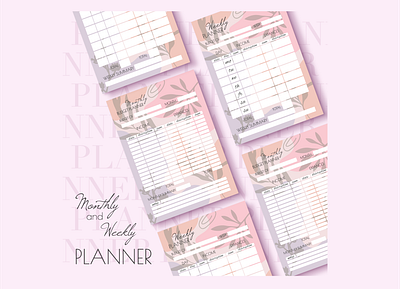 Budget planners: monthly and weekly budget planner finance money plan planner print