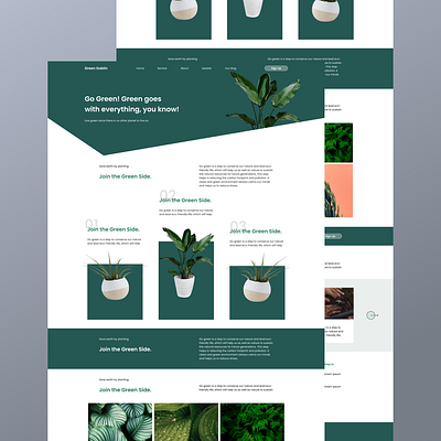 Go Green Event Web Design branding company design frontend graphic design landing page modern ui ux web design