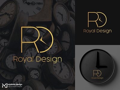 Logo Design for Royal Design art branding design graphic design illustration logo logo design طراحی طراحی لوگو لوگو