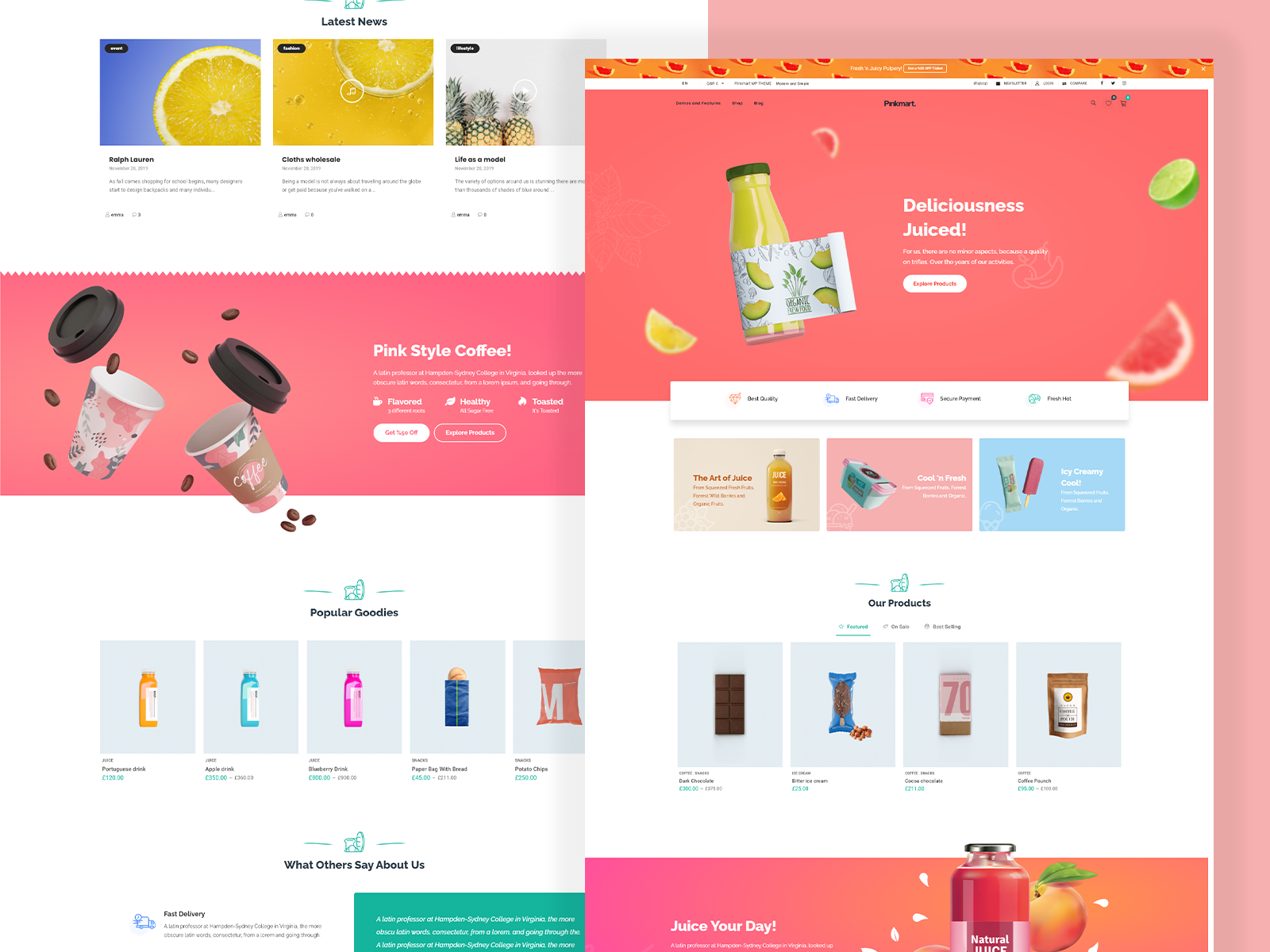 Example of Ecommerce Website Design