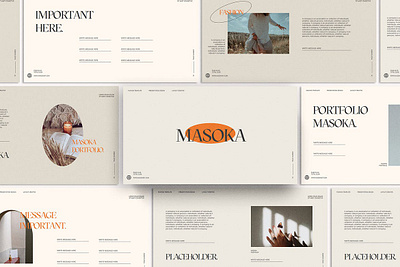 Masoka Multipurpose Template clean colorful company corporate design google slides keynote modern multipurpose multipurpose template photography pitch deck portfolio powerpoint studio template unique web design web development website