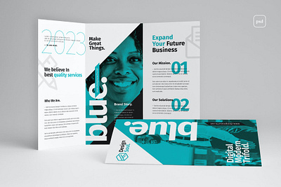 Trifold Brochure 3d annual annual report brochure catalog clean design graphic design illustration indesign lookbook magazine motion graphics multipurpose print printable purpose report template trifold