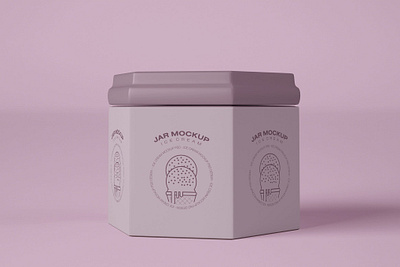 Ice Cream Jar Packaging Mockup branding design food food psd free freebie ice cream identity illustration jar jar mockups jar packaging jar psd mock mockup mockups photoshop psd scene psd ups