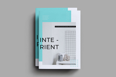 Interient Brochure Template annual annual report brochure brochure template business catalog clean design illustration indesign magazine modern multipurpose print print catalog printable purpose report simple template