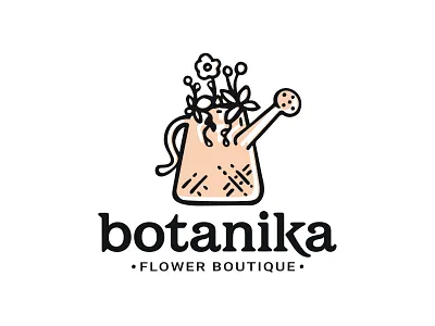 Botanika botanika flowers logo