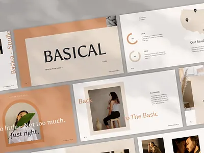 Basical Google Slides basical branding company corporate creative design designposter google slides graphic design illustration keynote marketing modern pitch deck powerpoint proposal simple slides template vector