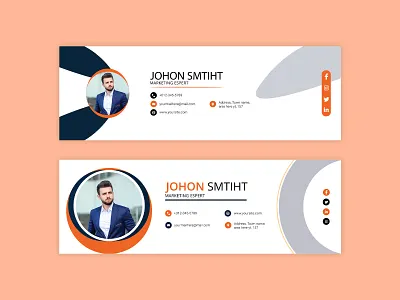 Email signature modern