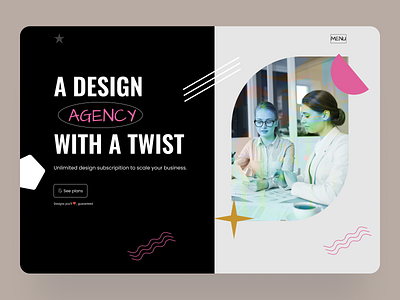 Design agency website 2021 agency agency website creative design design design agency design agency website header homepage interface interface design new page trending trendy trendy design ui ux web website
