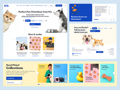 Nip 'n Bone Landing Page branding car food design dog food landing page pet food pet store ui website