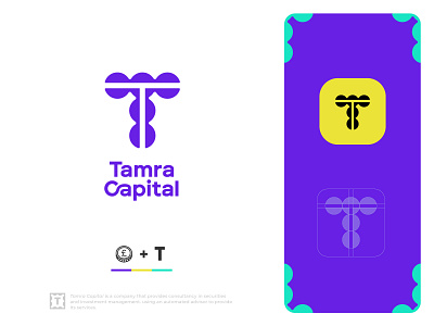 Tamra Capital - Unused. a b c d e f g h i j k l m n brand branding design graphic design identity illustration logo logomark o p q r s t u v w x y z robot startup company consulting t logo technology typography ui