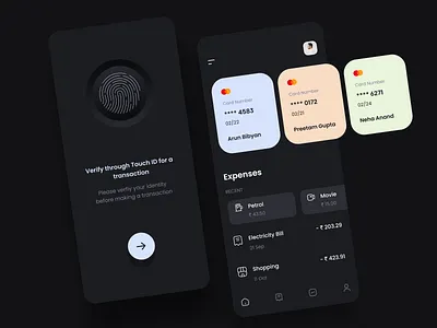 Finance management mobile app android app application design finance finance management illustration interface ios mobile app screens ui ui deisgn uiux ux ux design web