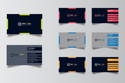 Business Card Design Templates adobe illustrator branding business card business card design graphic design illustration logo stationary items visiting card