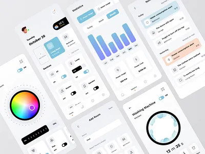 Smart Home App app application control design home home control smart smart device smart home ui uidesign uiux ux