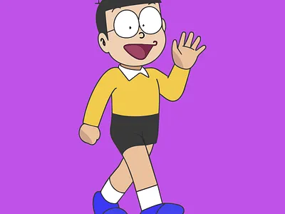 Nobita adobe art brading graphic design illustration logo vector