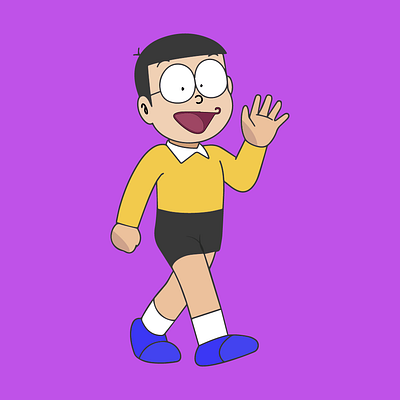 Nobita adobe art brading graphic design illustration logo vector