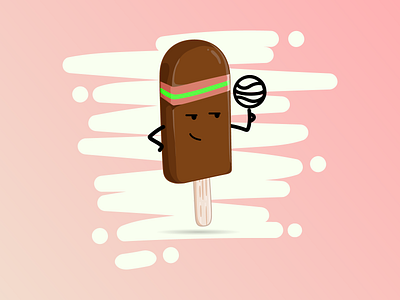 Choco Dunk adobe illustrator basketball choco chocolate cream design dunk graphic design ice icecream illustation illustration logo logo design sport vector