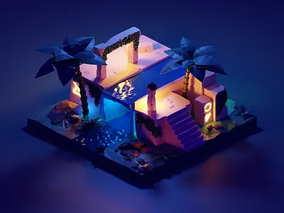 Ancient Ruins 3d blender