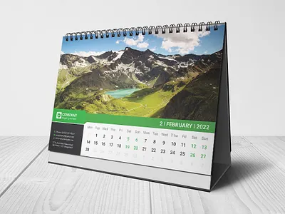 Desk Calendar 2022