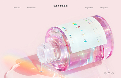 Candice Beauty branding ui