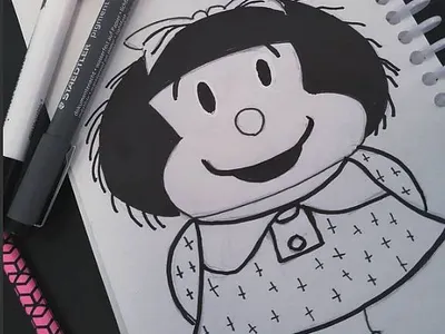 Mafalda dibujo