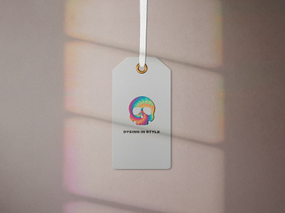 Label for tye-dye brand branding design graphic design identity design logo logo design logodesign vector