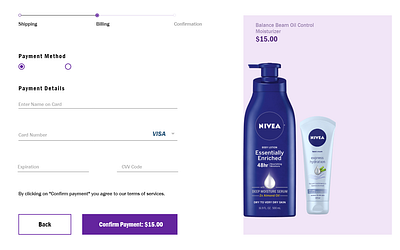 Online Retailer Shop Payment Page branding design icon illustration typography ui ux