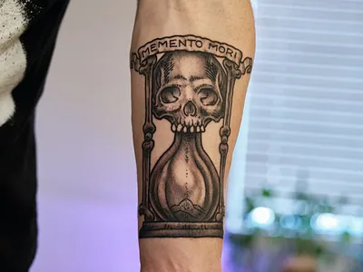 Memento Mori tattoo bones death illustration memento mori photography skull tattoo