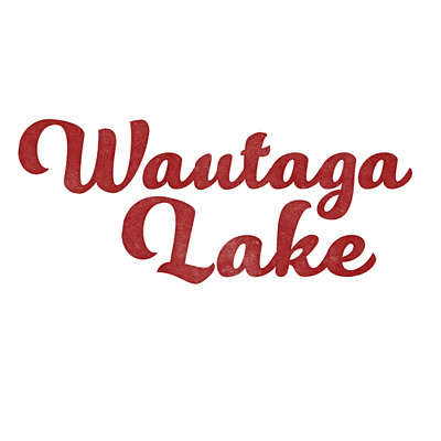 Watauga Lake, Tennessee Logo branding graphic design logo typography