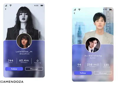 User Profile app dailyui design figma graphic design interface mobile app ui uidesign user interface user profile ux web