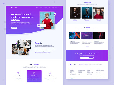Agency Landing Page Design agency website branding design eye catching landingpage minimal design minimalistics modern design new trend ui ux webdesign website design