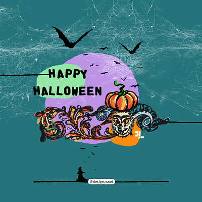 Halloween Post Design design graphic design illustration