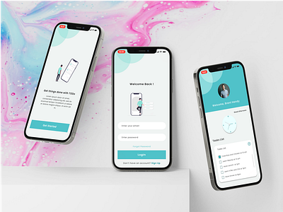 TODO App app branding design figma illustration typography ui