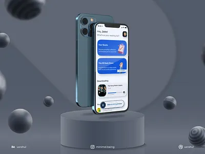 AR Mag App app ar augmented reality branding design moody typography ui ux