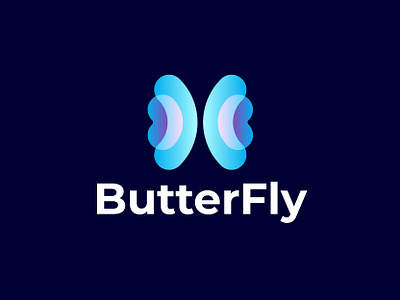 ButterFly logo design 3d abstract animation app icon art brand brand identity branding branding design butterfly creative digital art fly graphic design logo logodesign logos