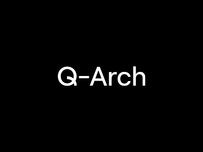 Q-Arch — Architect brand brand design brand identity branding design flat graphic design logo logotype vector